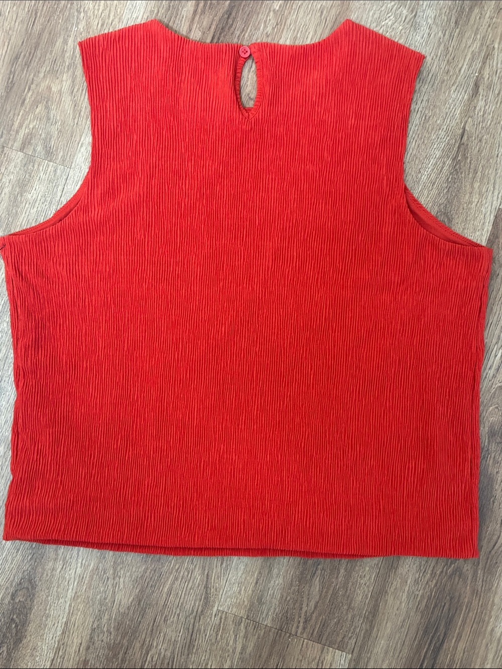 Nine West Petite Textured Pleated Blouse - PL - Picture 5 of 6